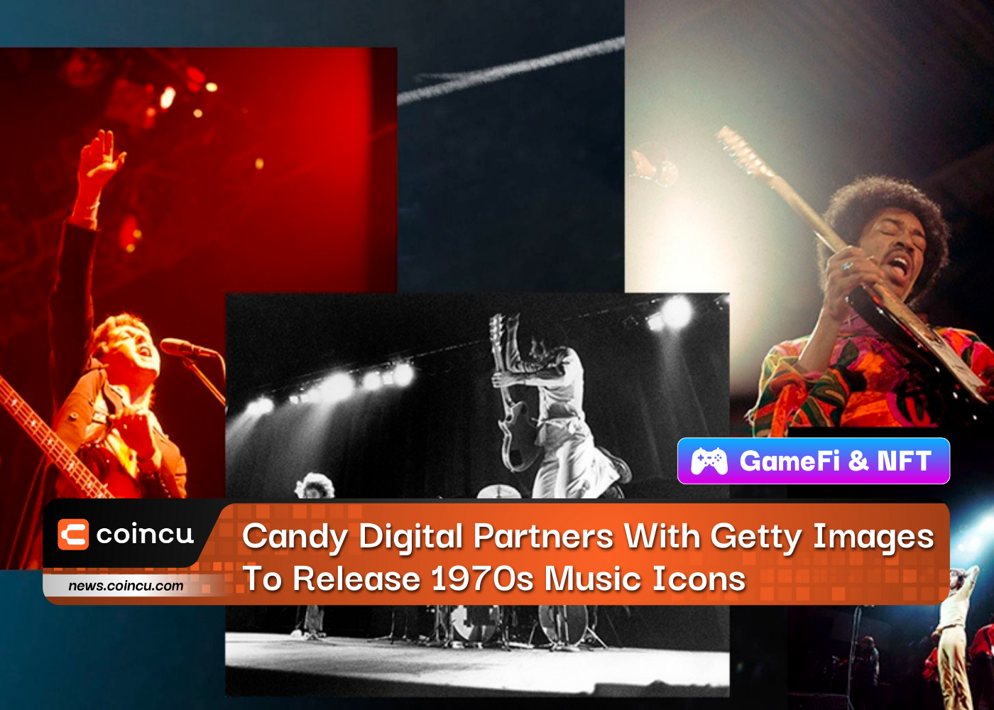 Candy Digital Partners With Getty Images To Release 1970s Music Icons