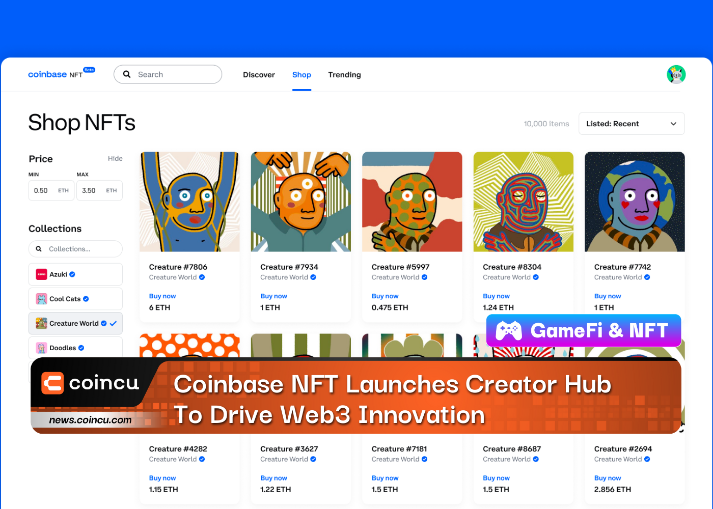 Coinbase NFT Launches Creator Hub To Drive Web3 Innovation