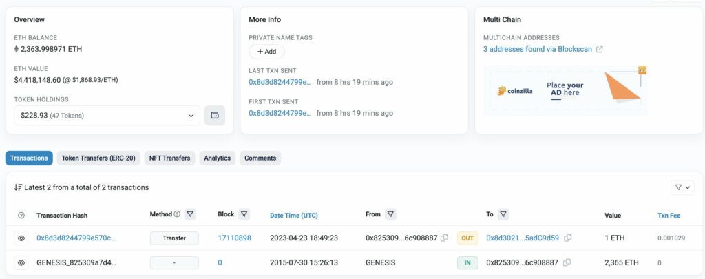 Investor Joined The Ethereum ICO Awaken After 7.7 years Of Slumber 2 Investor Joined The Ethereum ICO Awaken After 7.7 years Of Slumber