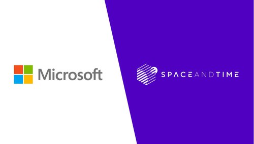 Microsoft and Space & Time Bring Real-Time Blockchain Data to Azure Cloud! 1 Microsoft and Space & Time Bring Real-Time Blockchain Data to Azure Cloud!
