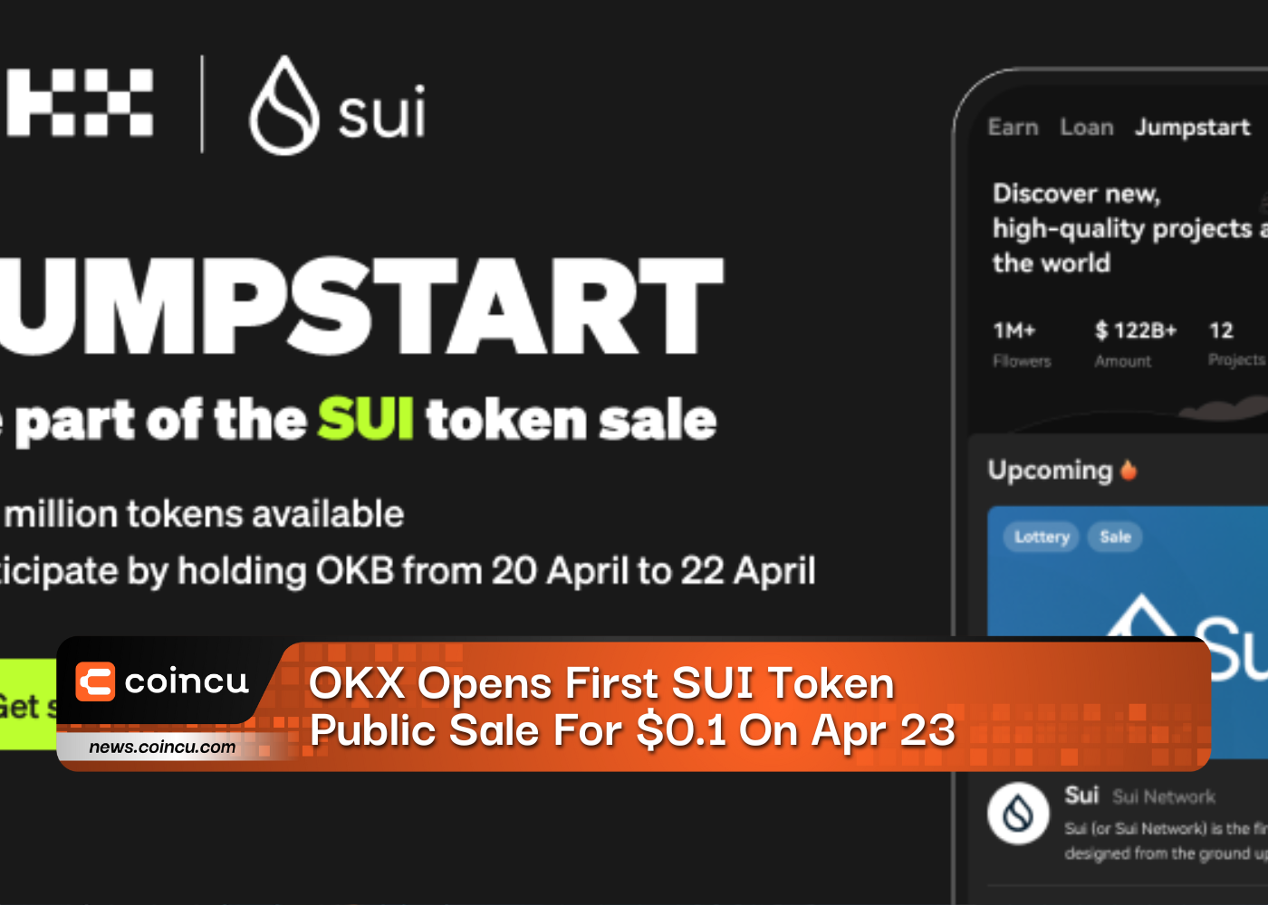 OKX Opens First SUI Token Public Sale For $0.1 On Apr 23