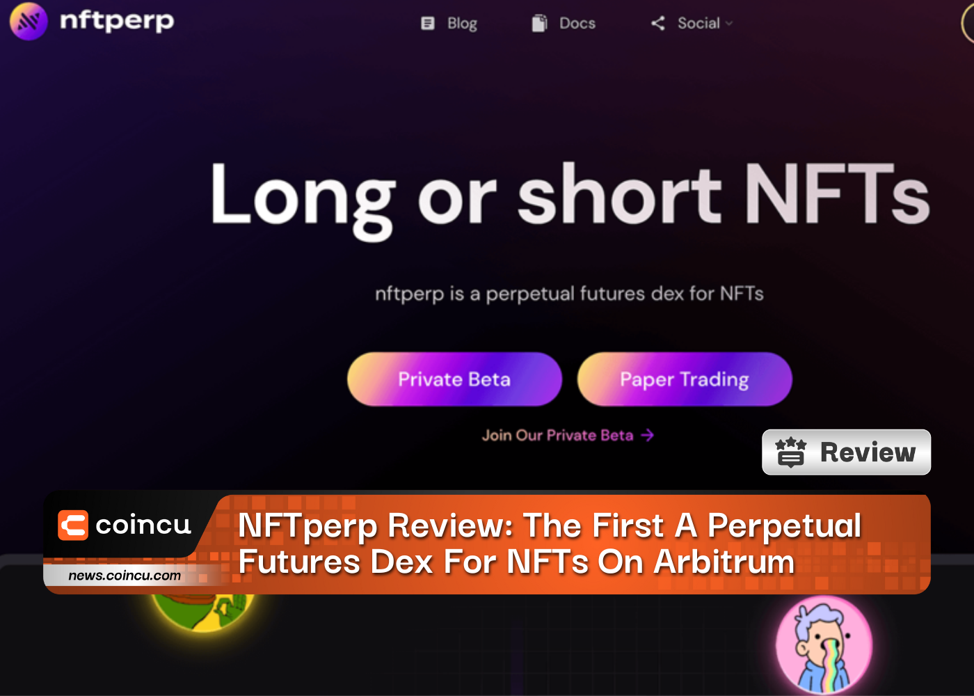 NFTperp Review: The First A Perpetual Futures Dex For NFTs On Arbitrum