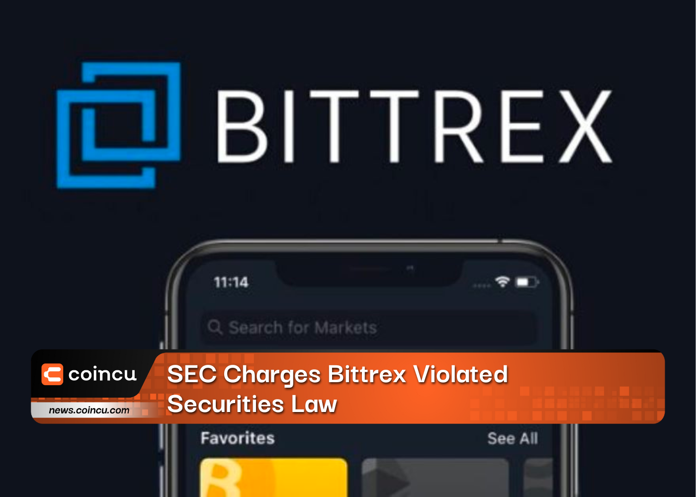 SEC Charges Bittrex Violated Securities Law