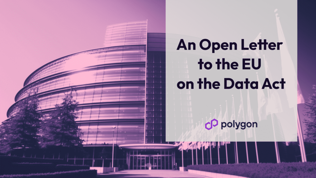 Polygon Urges EU Article 30 Is In Opposition To Other EU Crypto Policies