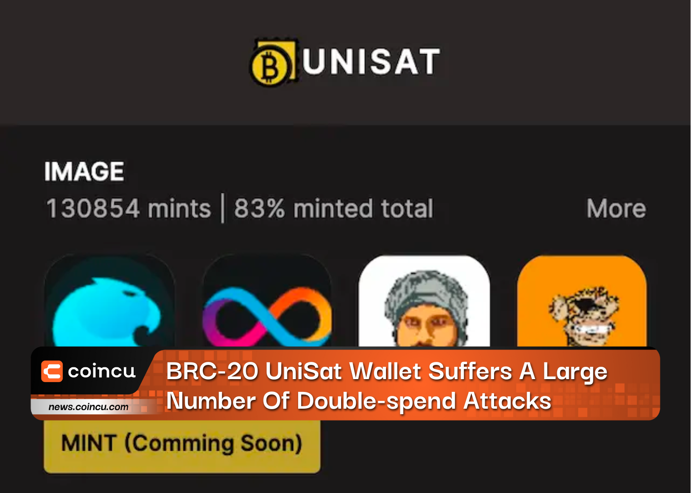 BRC-20 UniSat Wallet Suffers A Large Number Of Double-spend Attacks