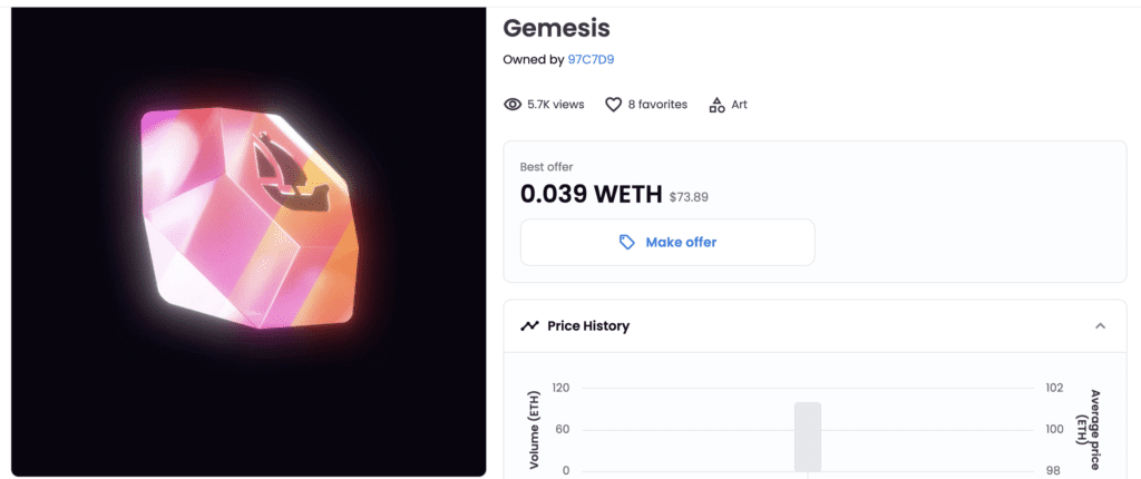 OpenSea User Mistakenly Bids 100 ETH For Free NFT