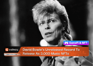 David Bowie's Unreleased Record To Release As 3,000 Music NFTs