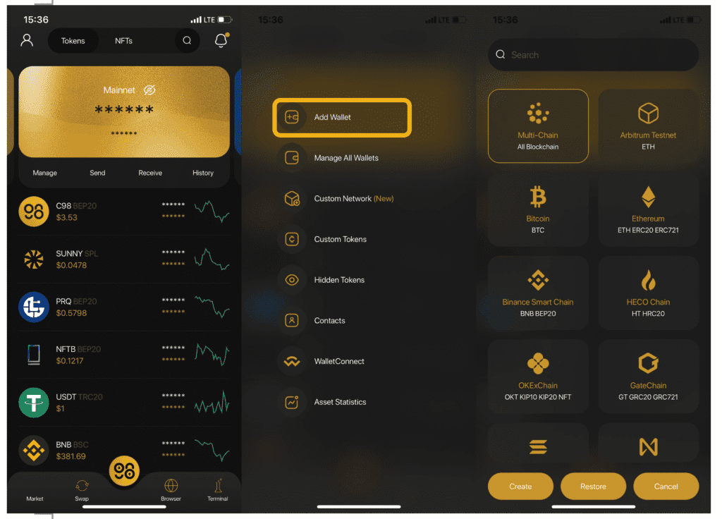 Coin98 Wallet Review: Super Crypto App With Many Remarkable Utilities 4 Coin98 Wallet Review: Super Crypto App With Many Remarkable Utilities