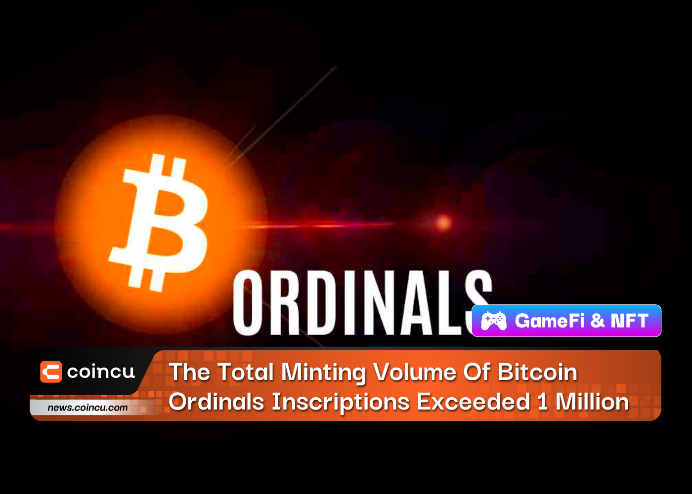 The Total Minting Volume Of Bitcoin Ordinals Inscriptions Exceeded 1 Million
