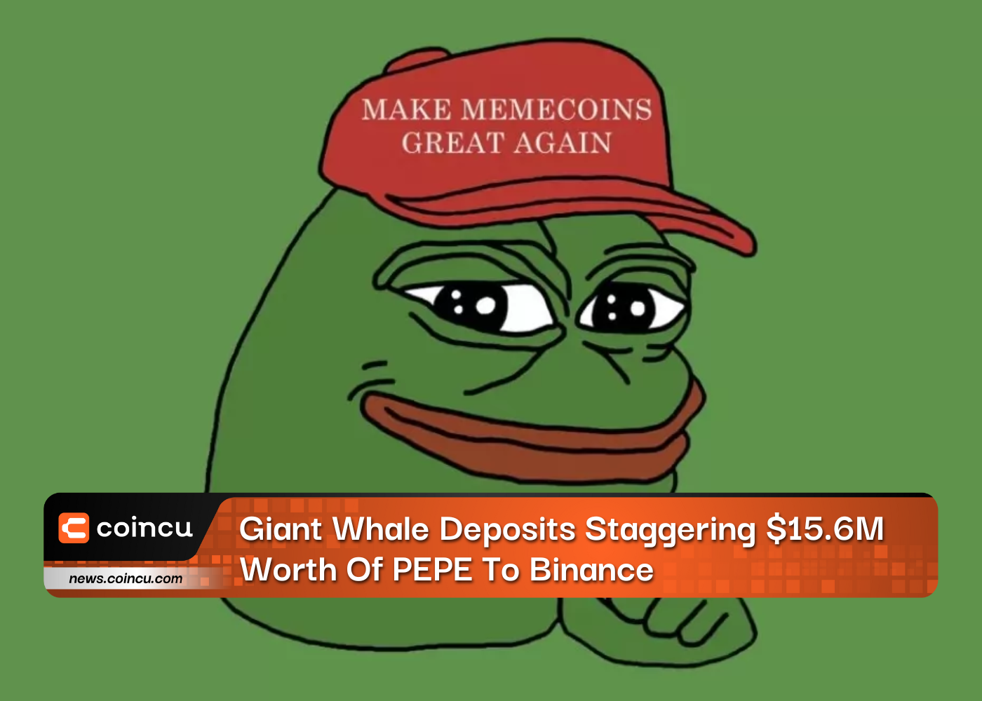 Giant Whale Deposits Staggering $15.6M Worth Of PEPE To Binance