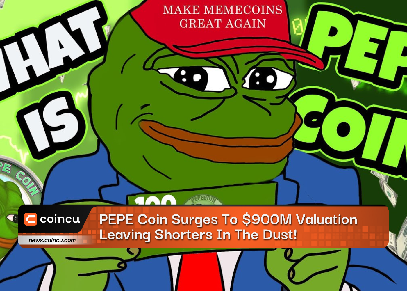 PEPE Coin Surges To 900M Valuation