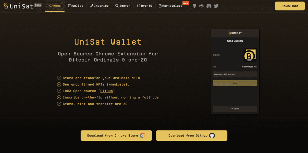 UniSat Wallet Guide: The First BRC-20-Supported Wallet