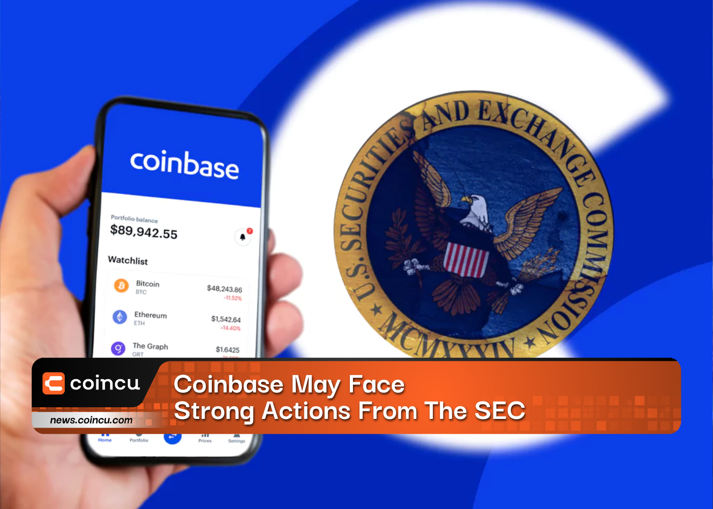 Coinbase May Face Strong Actions From The SEC