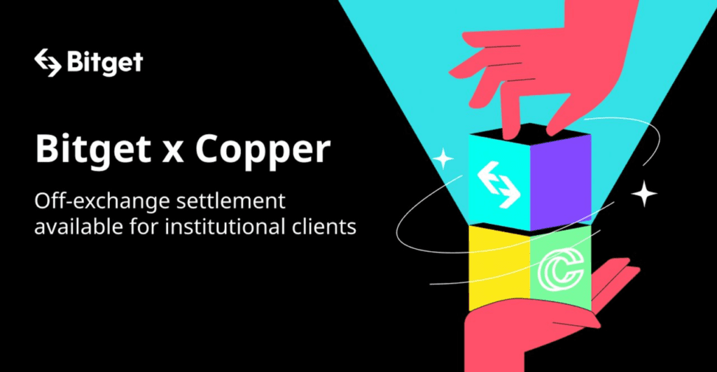 Bitget Partners With Copper To Launch Off-exchange Settlement Solution 1 Bitget Partners With Copper To Launch Off-exchange Settlement Solution
