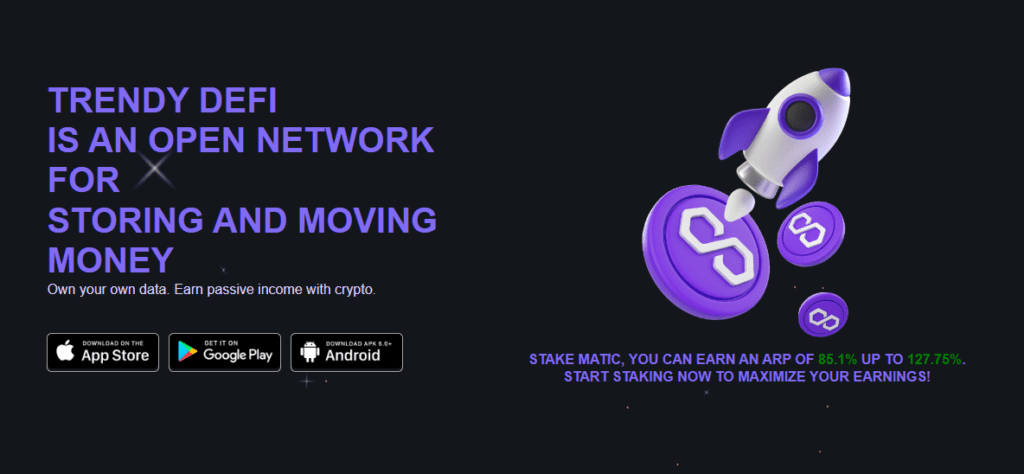 Trendy DeFi Review: The Ultimate Passive Income Solution For DeFi Enthusiasts In 2024 2 Trendy DeFi Review: The Ultimate Passive Income Solution For DeFi Enthusiasts In 2023