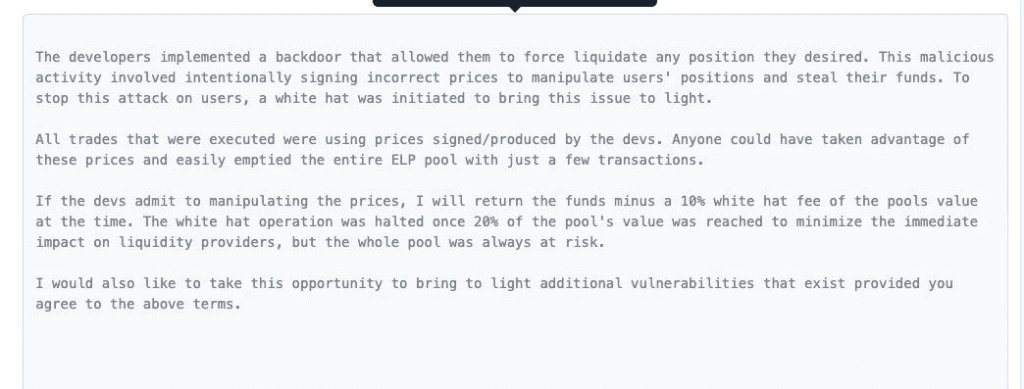 Hacker El Dorado Exchange ($EDE) On Arbitrum Unmasking Project Price Fraud 2 Hacker El Dorado Exchange ($EDE) On Arbitrum Unmasking Project Price Fraud