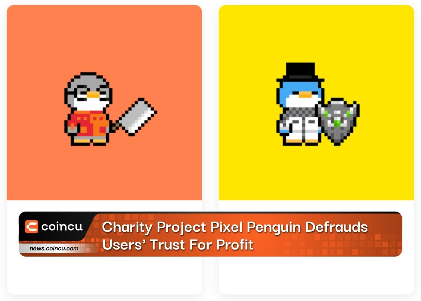 Charity Project Pixel Penguin Defrauds Users' Trust For Profit