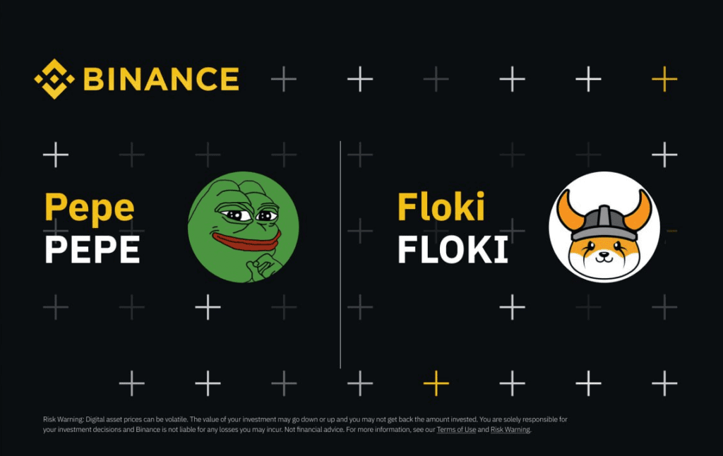 Binance To Boost Support For PEPE And FLOKI Amid The Big Boom In Memecoins 1 Binance To Boost Support For PEPE And FLOKI Amid The Big Boom In Memecoins