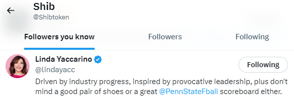 New Twitter CEO Follows Dogecoin And Shiba Inu, Is She A Crypto Enthusiast? 1 New Twitter CEO Follows Dogecoin And Shiba Inu, Is She A Crypto Enthusiast?