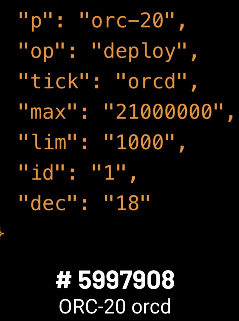 ORC-20 Standard, Enhanced Version Of The BRC-20 Standard What's Special