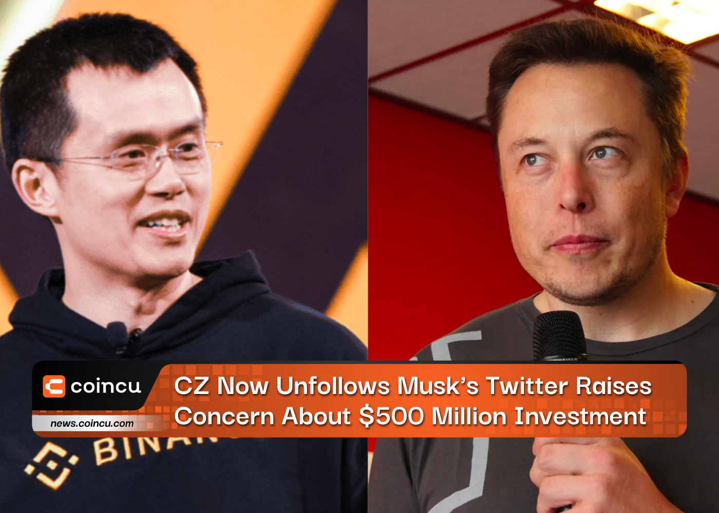 CZ Now Unfollows Musk's Twitter Raises Concern About $500 Million Investment