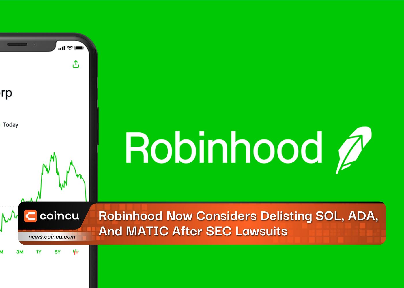 Robinhood agora considera excluir SOL, ADA e MATIC após ações judiciais da SEC: relatório