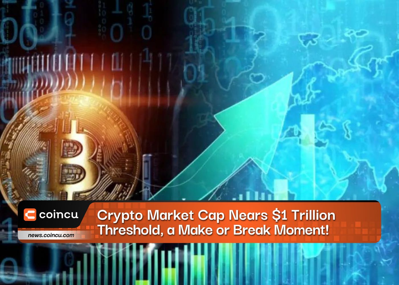 Crypto Market Cap Nears 1 Trillion