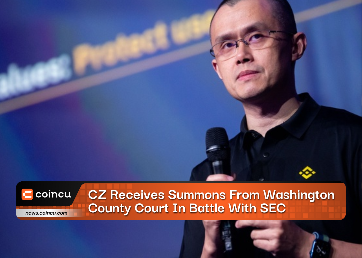 CZ Receives Summons From Washington County Court In Battle With SEC