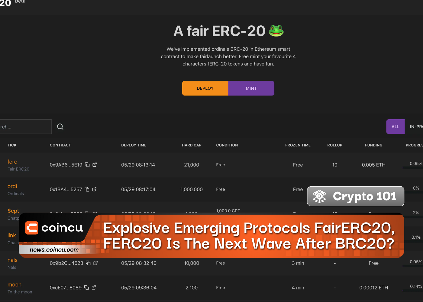 Explosive Emerging Protocols FairERC20, FERC20 Is The Next Wave After BRC20?