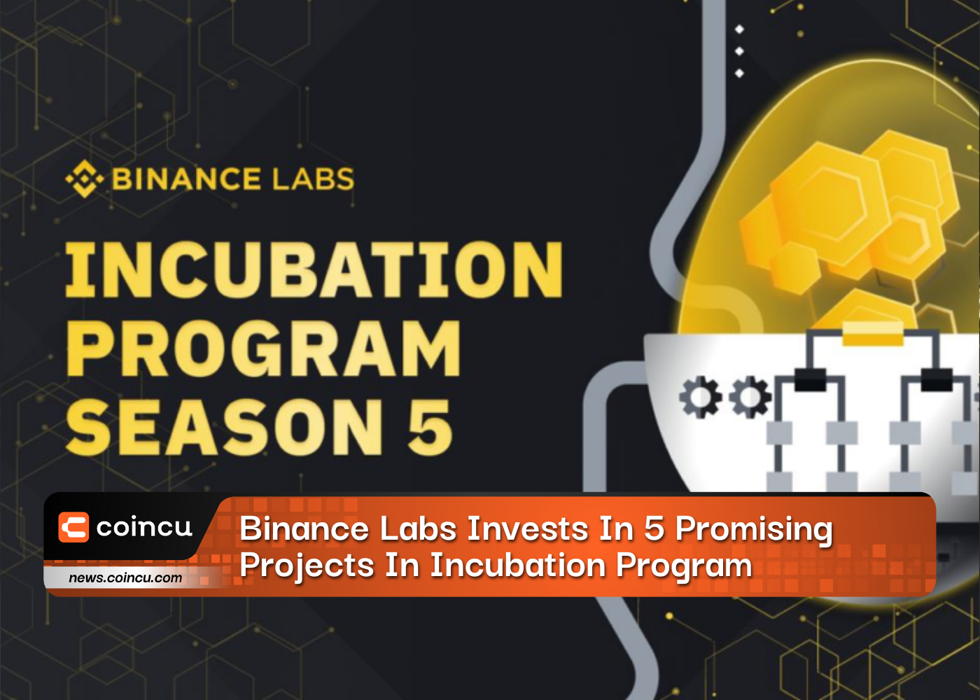 Binance Labs invierte en 5 proyectos prometedores en el programa de incubación