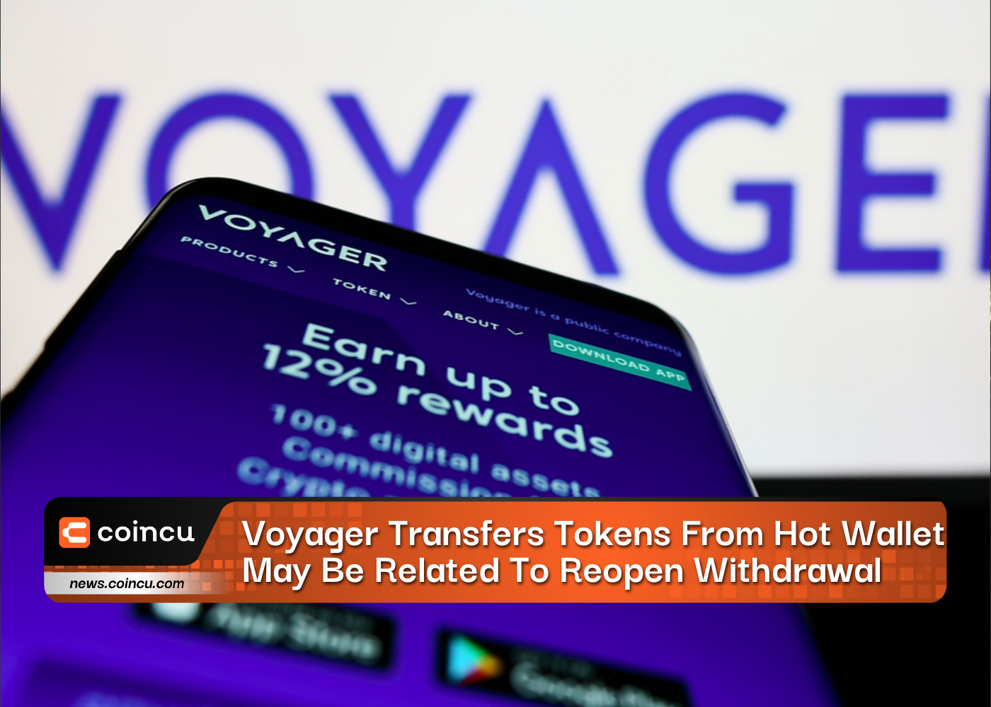 Voyager Transfers Tokens From Hot Wallet May Be Related To Reopen Withdrawal