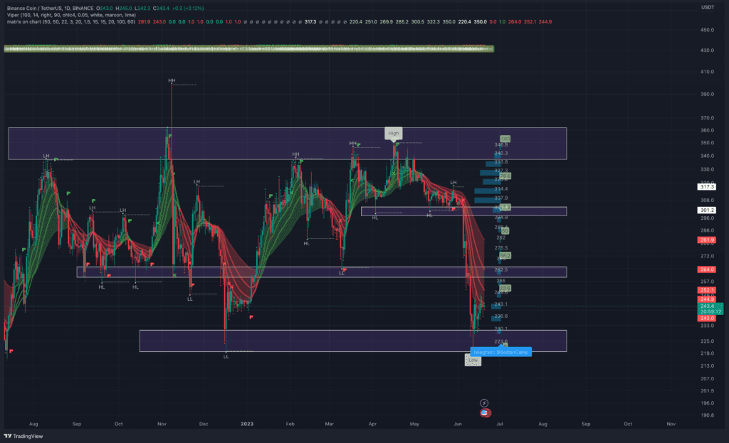 BNB Gains 10% In Value From The $220 Danger Zone, Should It Be Rated?