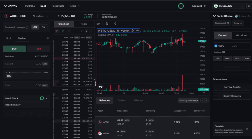 Vertex Review: Outstanding And Fully Featured DEX On Arbitrum 3 Vertex Review: Outstanding And Fully Featured DEX On Arbitrum