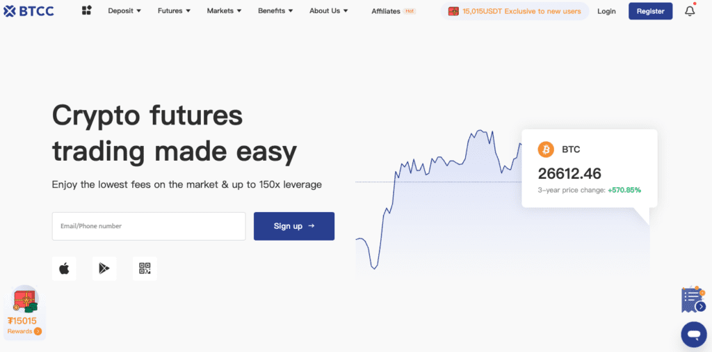 BTCC Review: Crypto Futures Trading Made Easy