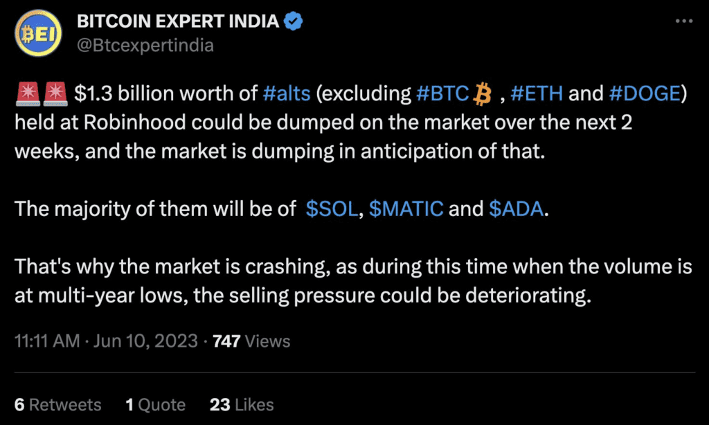 Binance Fiat Conversion Fuels False Altcoin Drop Narratives, June 10 3 Binance Fiat Conversion Fuels False Altcoin Drop Narratives, June 10