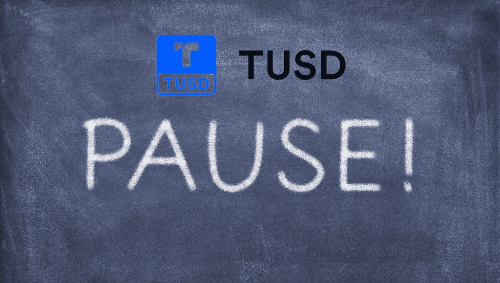 TUSD Serious Plunge After Mining Stop Notice 1 TUSD Serious Plunge After Mining Stop Notice