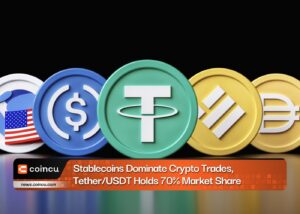 Stablecoins Dominate Crypto Trades, Tether/USDT Holds 70% Market Share