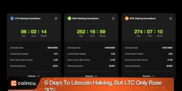 6 Days To Litecoin Halving, But LTC Only Rose 30%