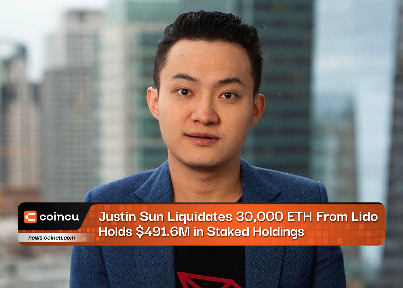 Justin Sun Liquidates 30000 ETH From Lido