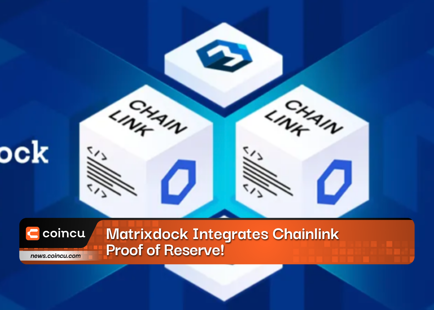 Matrixdock Integrates Chainlink Proof of Reserve!