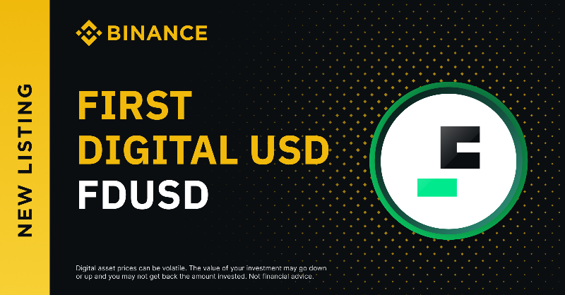 Binance Unveils FDUSD Stablecoin Listing With Free Trading Fees