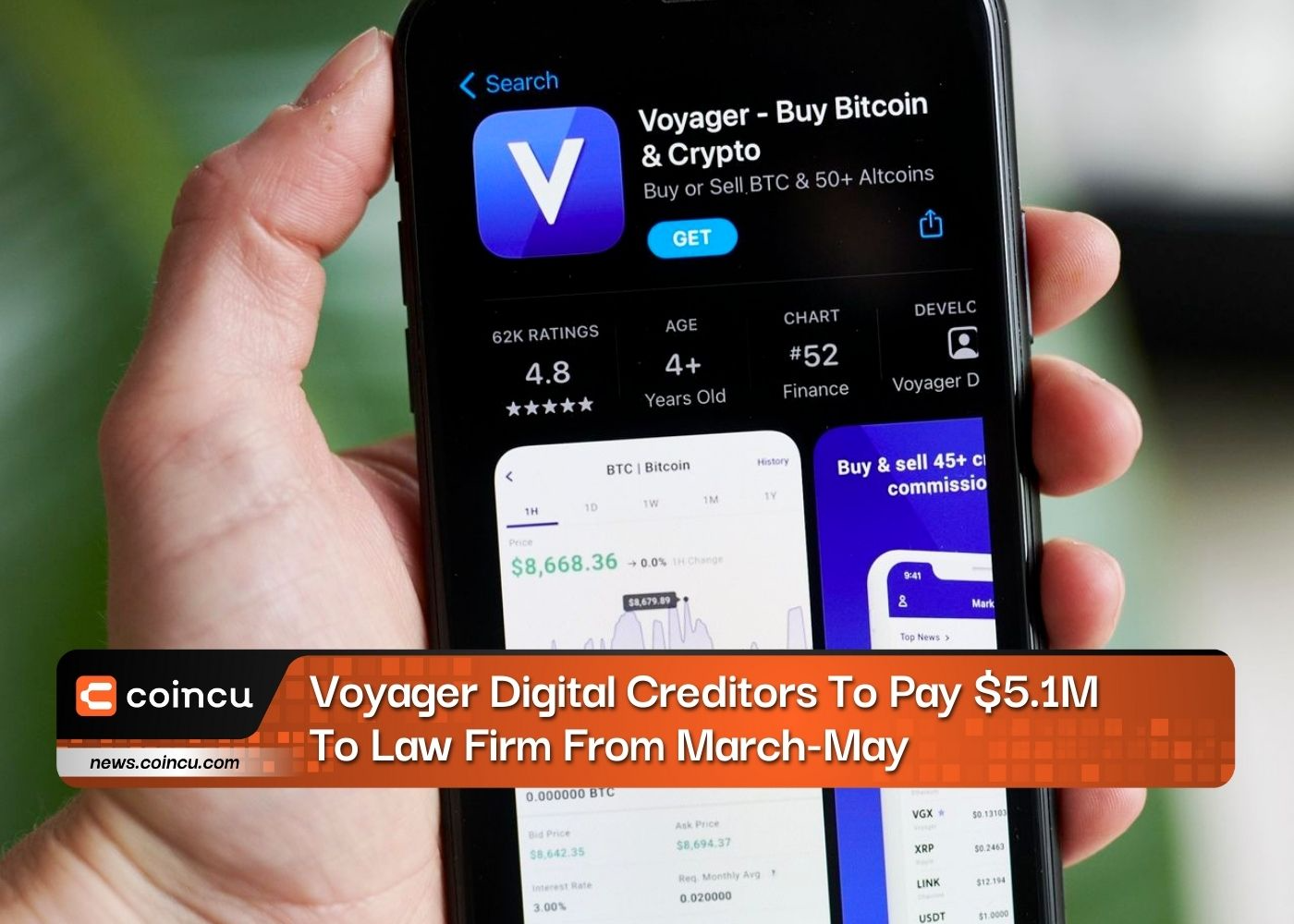 Voyager Digital Creditors To Pay $5.1M To Law Firm From March-May