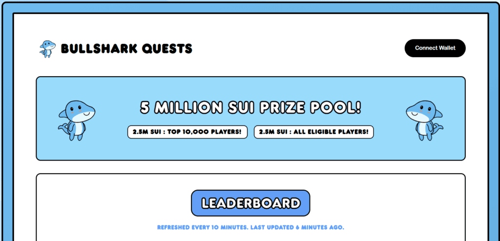Mysten Labs Launches Bullshark Quest 2 Today, Rewarding 5 Million SUI