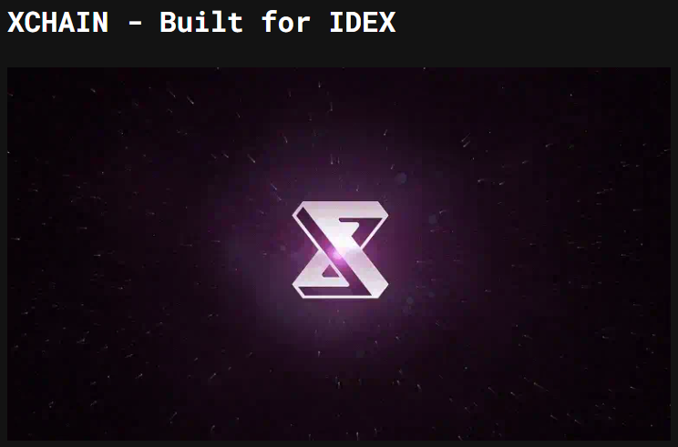 IDEX Exchange Launches XCHAIN: The Gas-Free, High-Performance DEX Solution