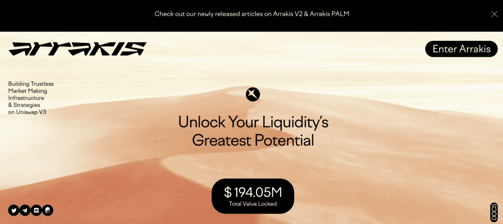 Arrakis Finance Links Liquidity Management to OKX Web3 Wallet