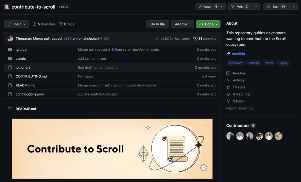 Scroll Launches New Program To Encourage Open Collaboration