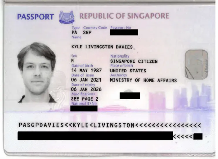 3AC Co-Founder Kyle Davies Has Abandoned US Citizenship, No Need to Answer US Courts