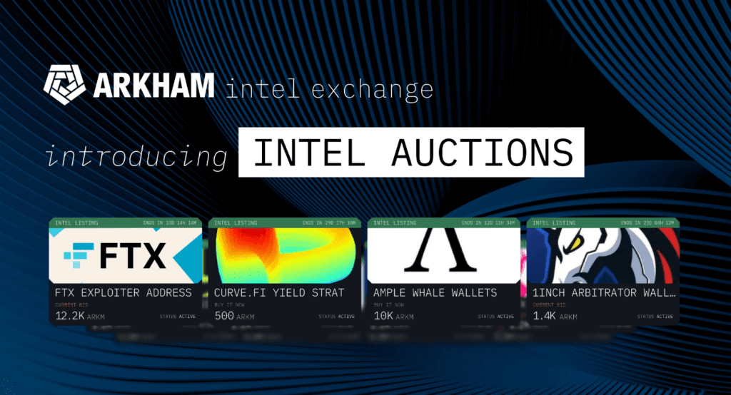 Arkham Intel Exchange Now Allows To Trade ARKM For Tracking Entity Labels And Hacks