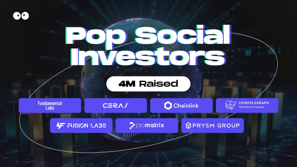„Pop Social“ užtikrina netikėtą 4 mln. USD investiciją, o „Chainlink“ pirmauja