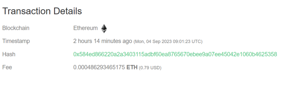 1.5 ETH Transferred From Unknown Wallet To GateIO 